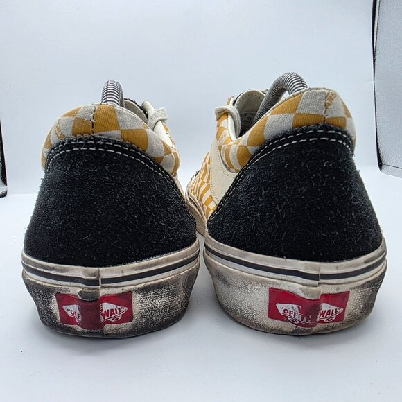 Vans Bold Ni Mens Size 10.5 Checkerboard Black Mango Mojito Sneaker Shoes Casual main image 4